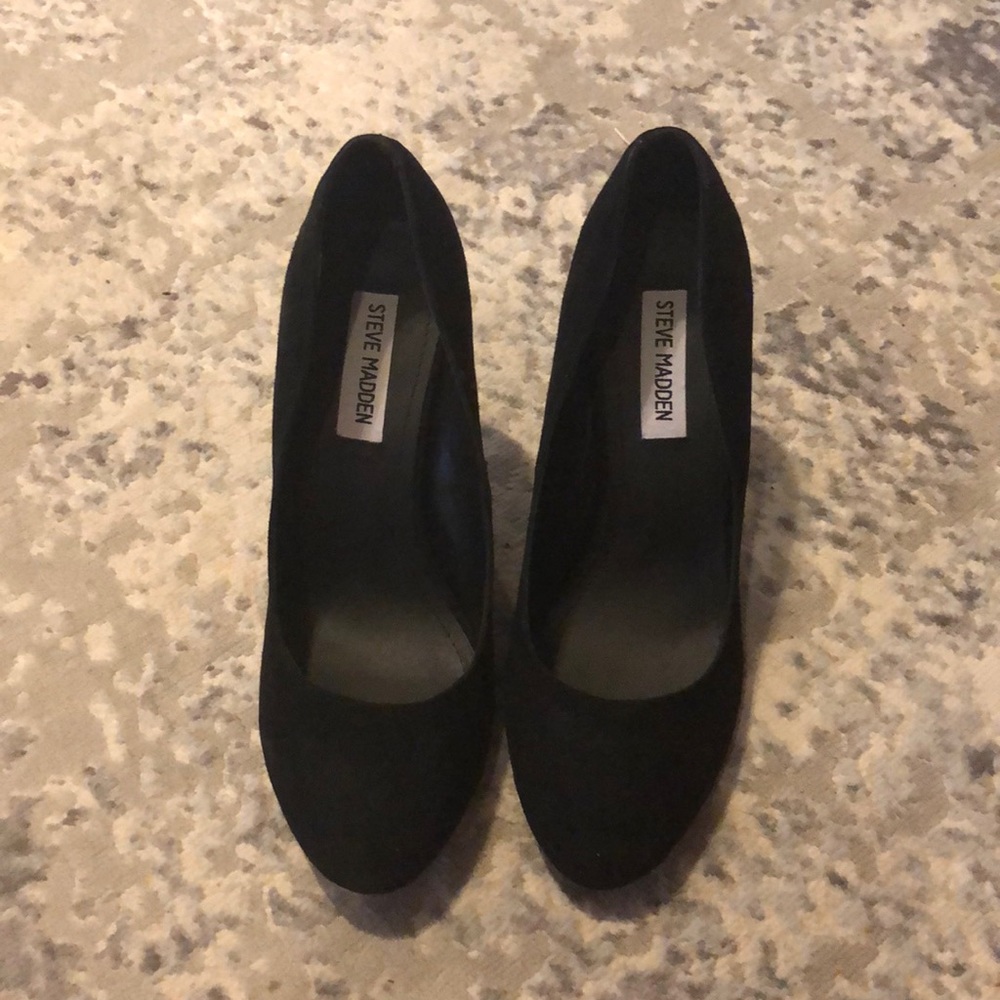Steve Madden Contrvsy Black Suede - Picture 8 of 8